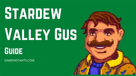 gus stardew|stardew gus gift.